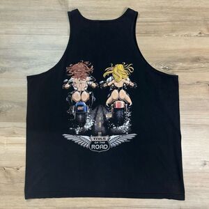 Colorado Belle Casino XXL Tails Of The Road Biker Chick Tank Black Laughlin NV